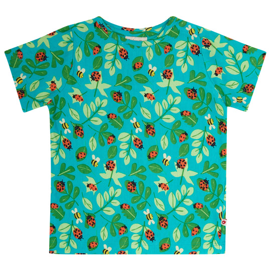 Piccalilly All Over Print T-Shirt - Ladybird