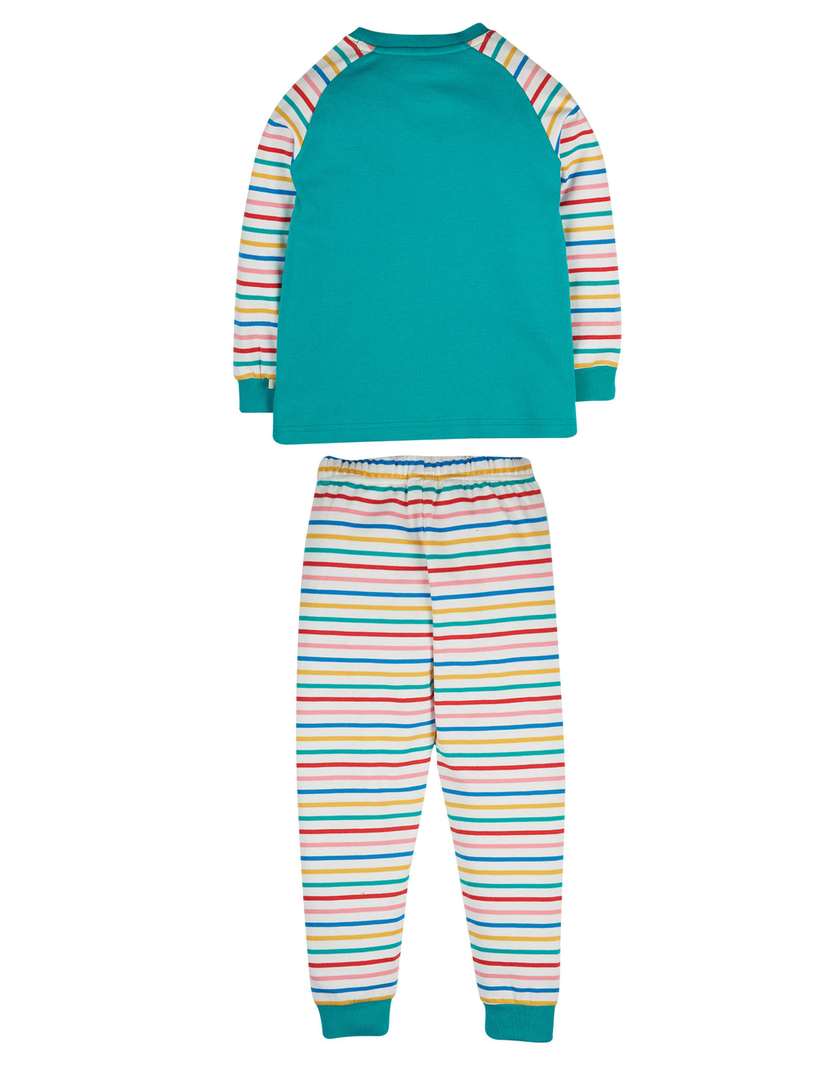 Frugi Jamie Jim Jams - Jewel/Elephant Applique