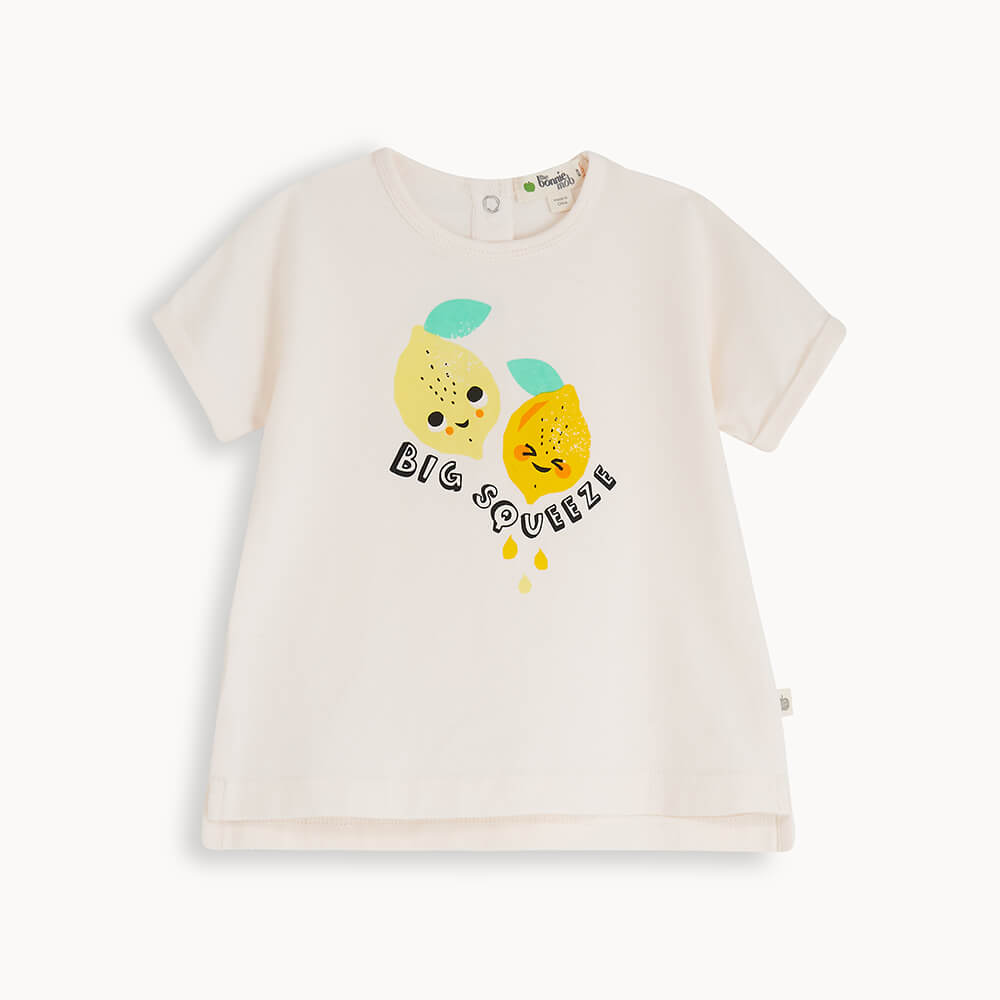 The Bonnie Mob Plaza T-Shirt Short Sleeve - Lemon
