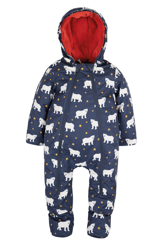 Frugi Explorer Waterproof All In One Suit - Polar Bears