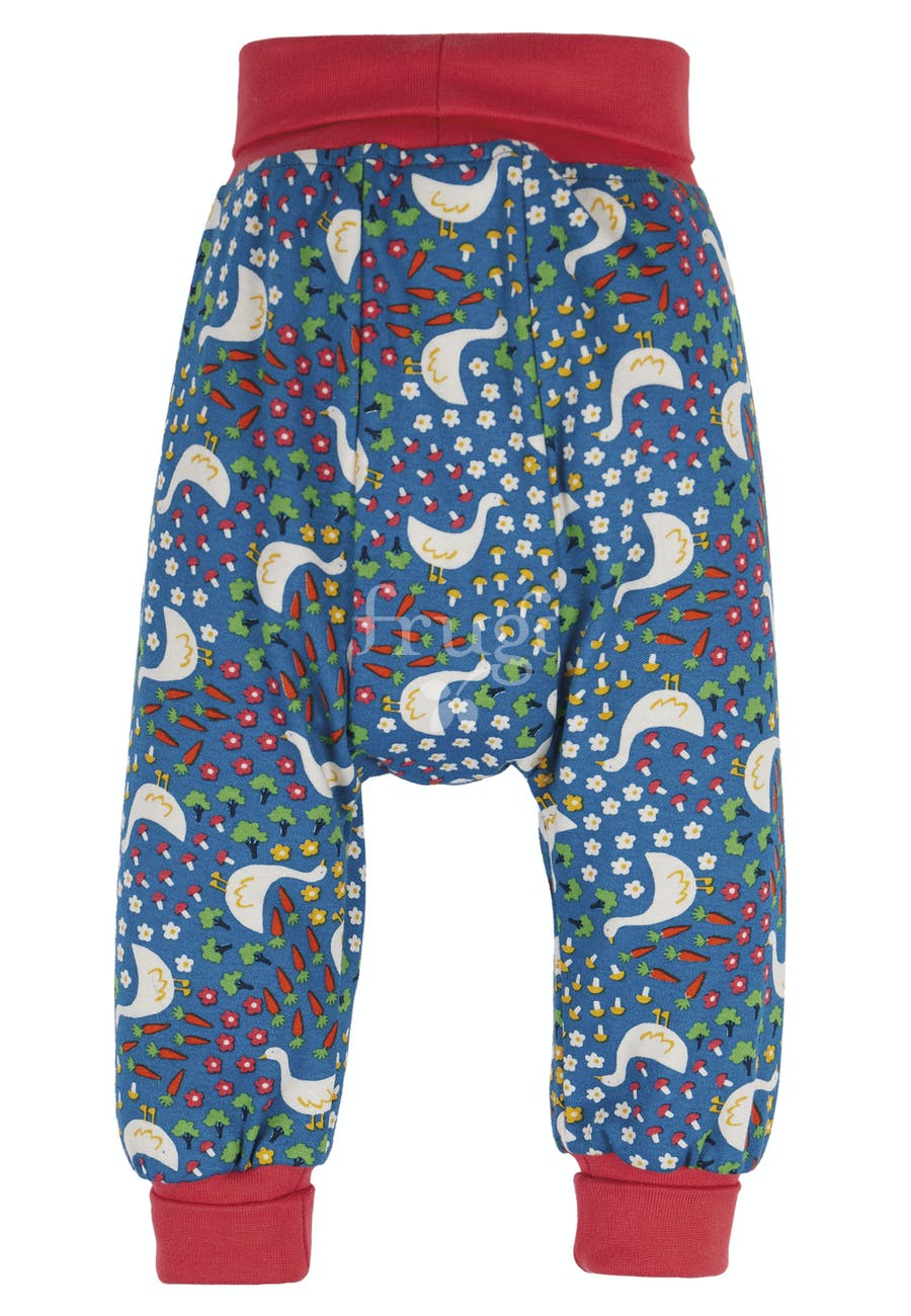 Frugi Parsnip Pants - Blue Springtime Geese