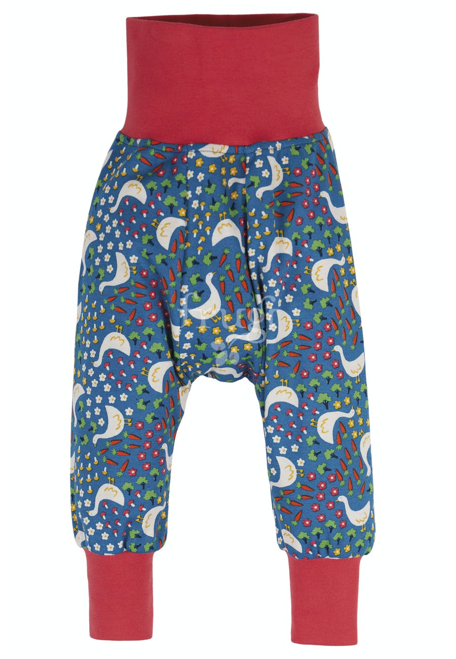 Frugi Parsnip Pants - Blue Springtime Geese