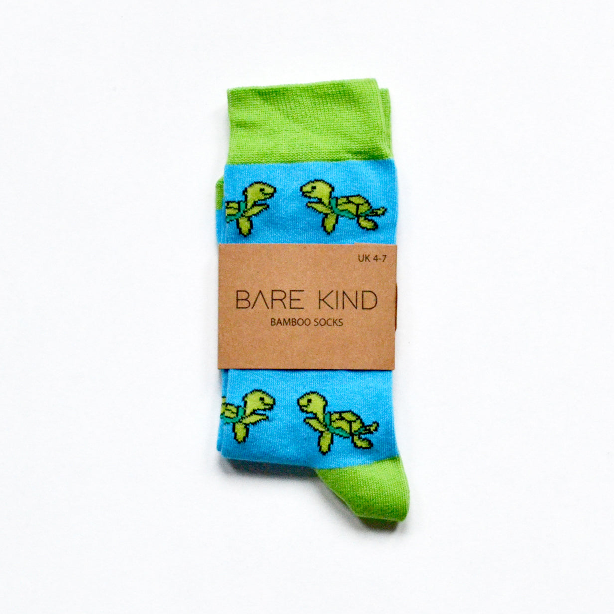 Bare Kind Bamboo Socks Adult - Turtles