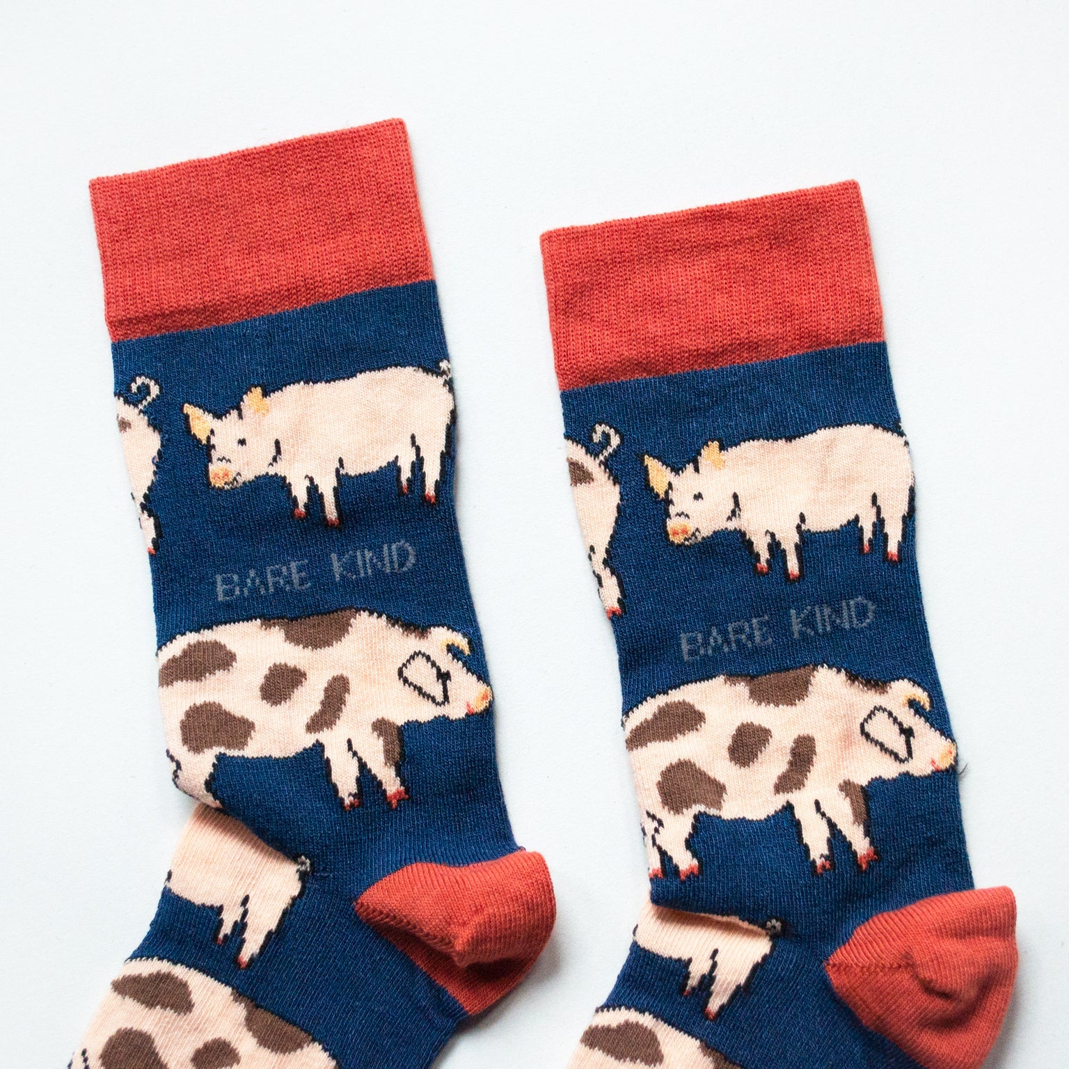 Bare Kind Bamboo Socks Adult – Pigs