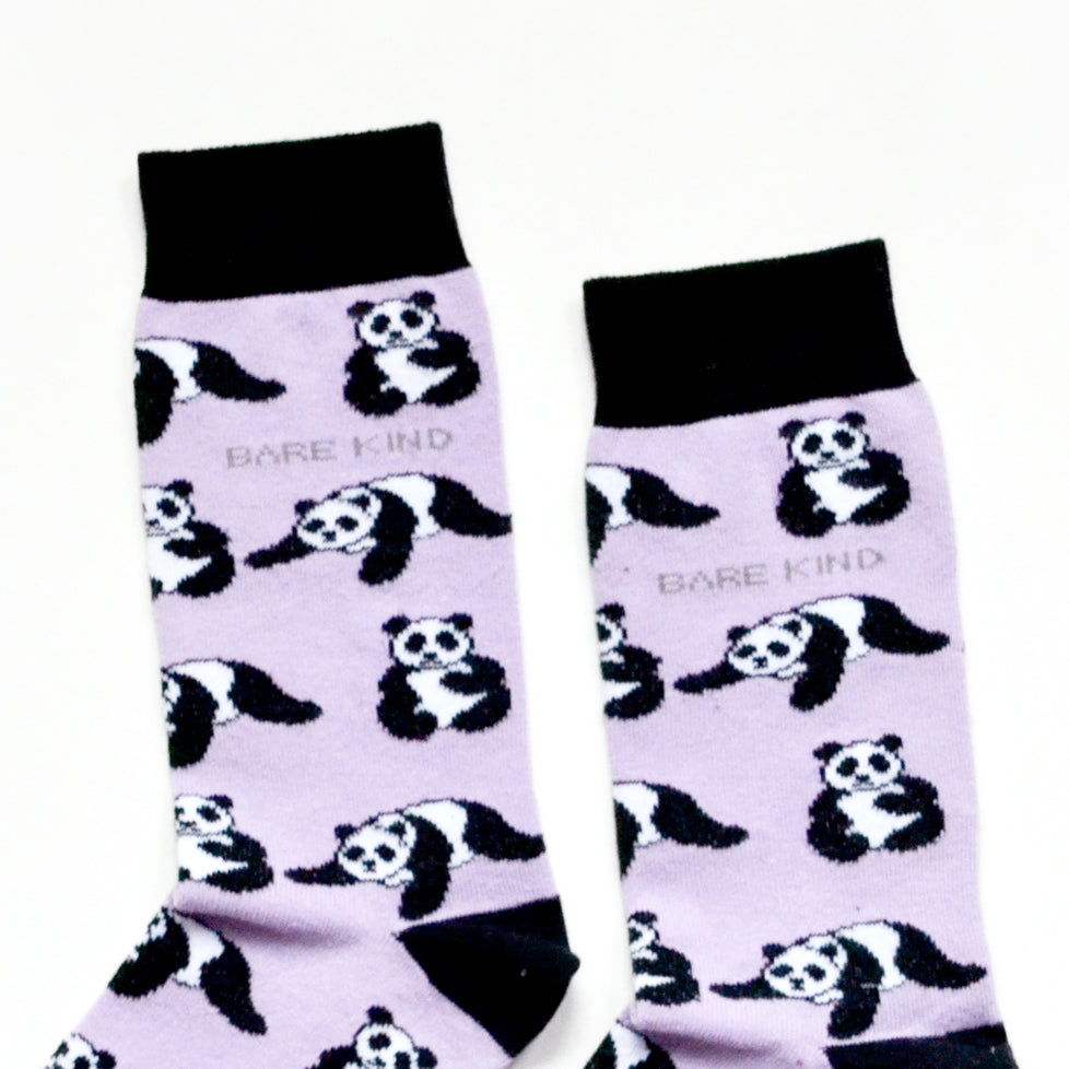 Bare Kind Bamboo Socks Adult - Pandas