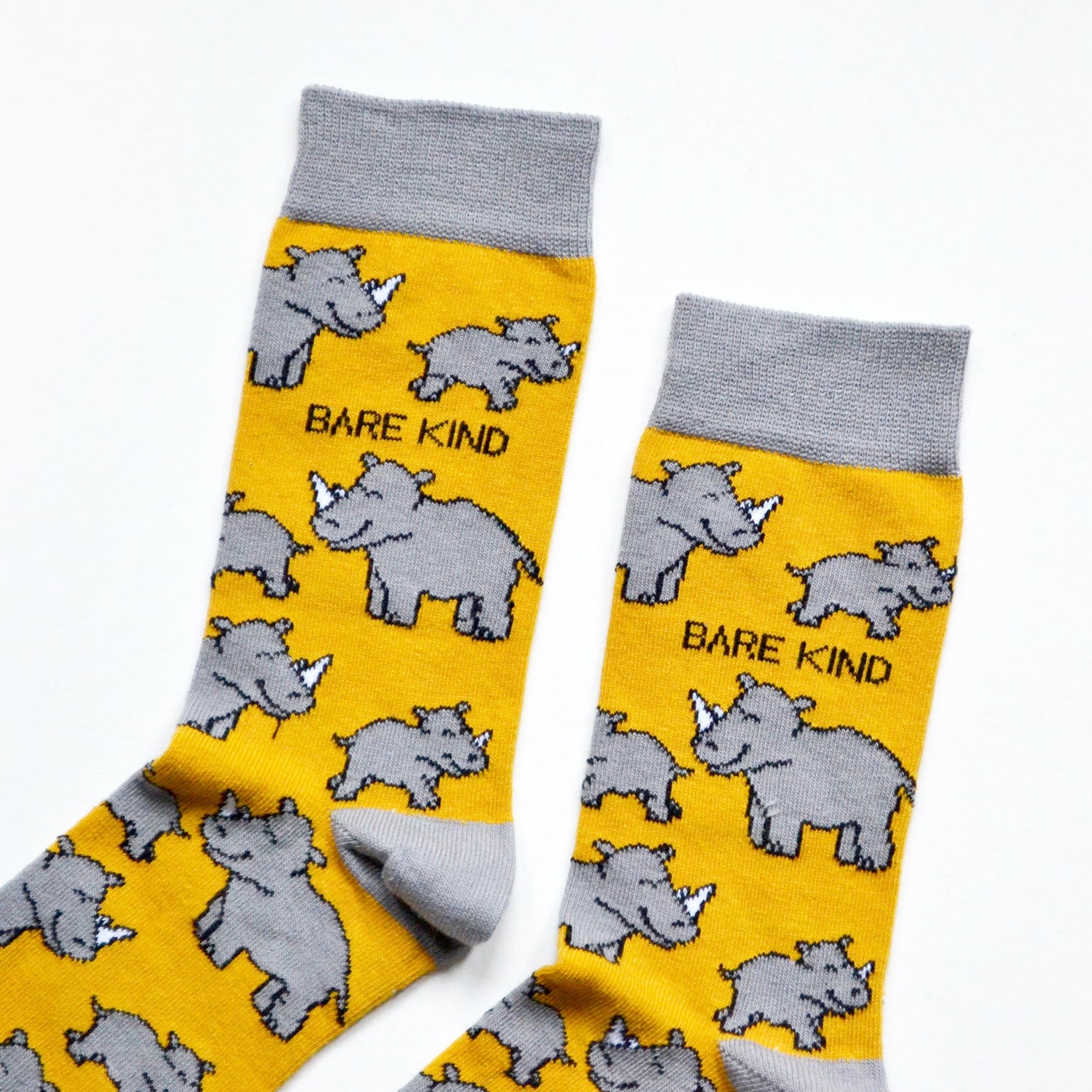 Bare Kind Bamboo Socks Adult – Rhinos