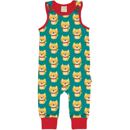 Maxomorra Playsuit Sleeveless - Cat