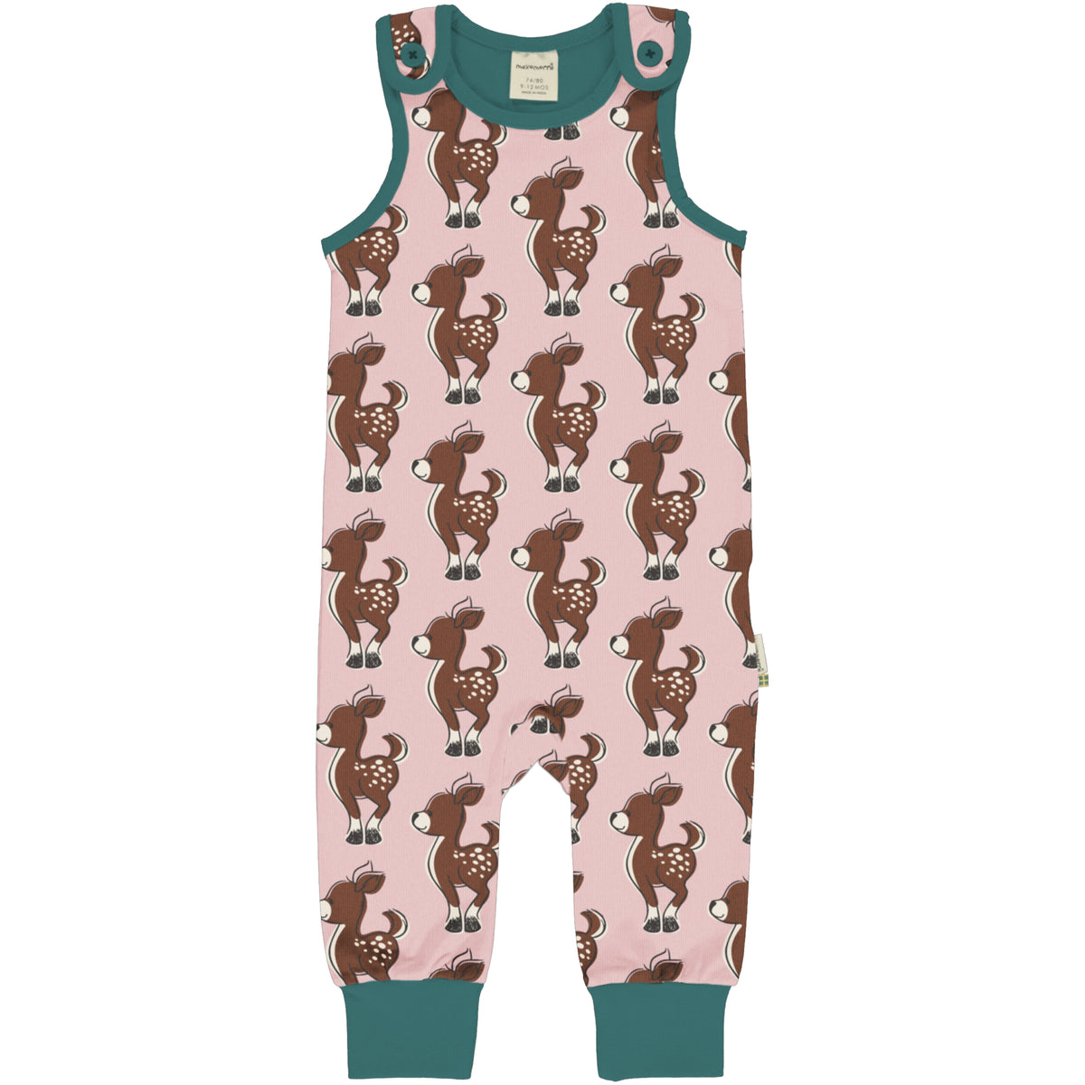 Maxomorra Playsuit Sleeveless - Fawn