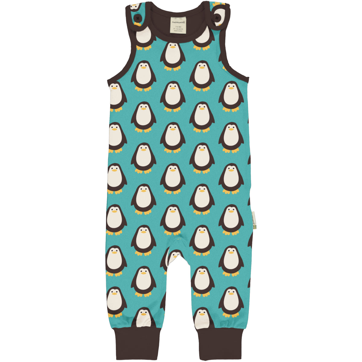 Maxomorra Playsuit Sleeveless - Penguin