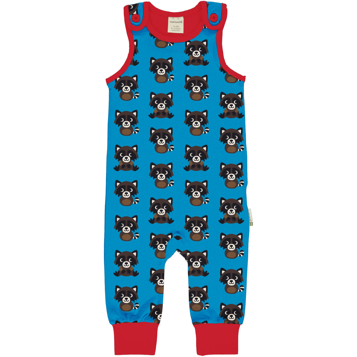 Maxomorra Playsuit - Raccoon