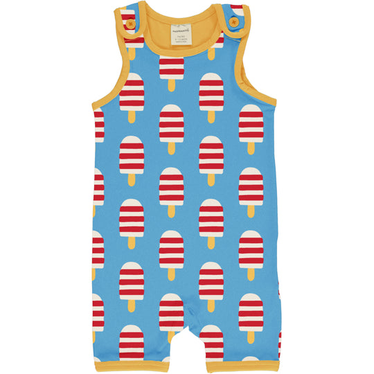 Maxomorra Playsuit Short - Ice Cream