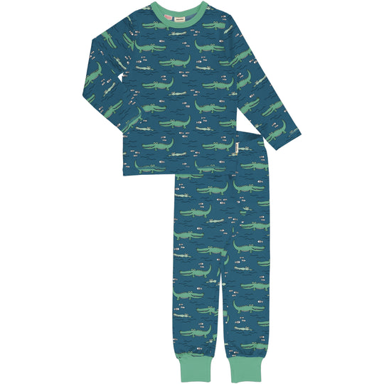 Meyadey Pyjama Set - Crocodile Water