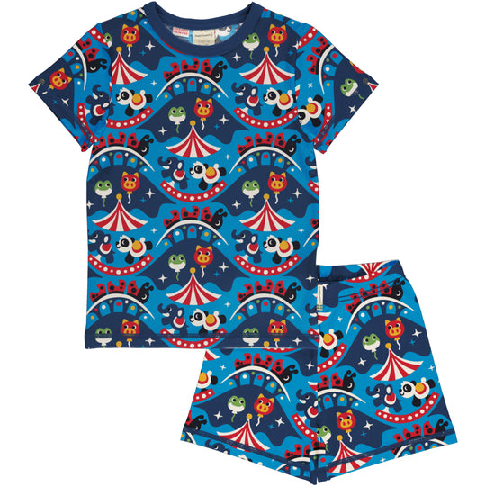 Maxomorra Pyjama Set Short Sleeve - Fairground