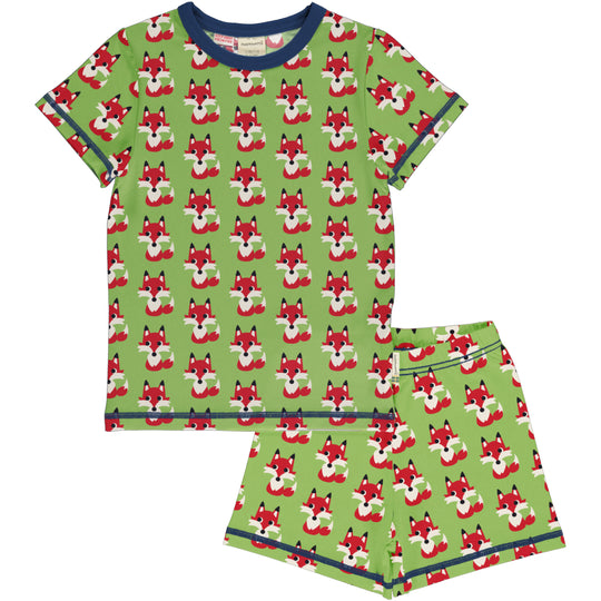 Maxomorra Pyjama Set Short Sleeve - Fox