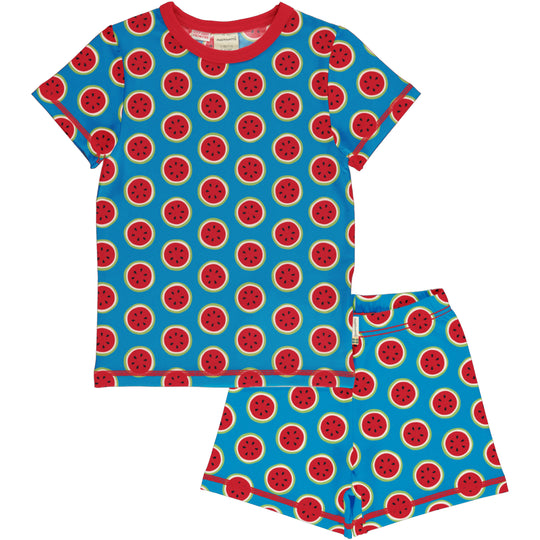 Maxomorra Pyjama Set Short Sleeve - Watermelon