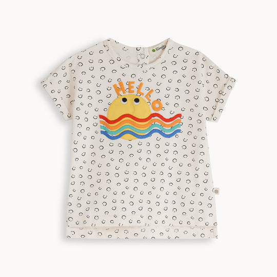 The Bonnie Mob Rockness Applique T Shirt - Sunshine Waves