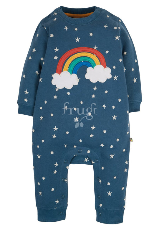 Frugi Snug and Cosy Romper - Abisko Stars/Rainbow