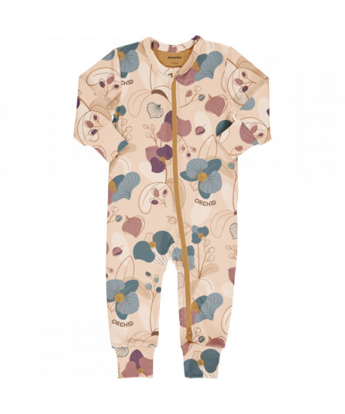 Meyadey Rompersuit Long Sleeve - Tropical Orchid