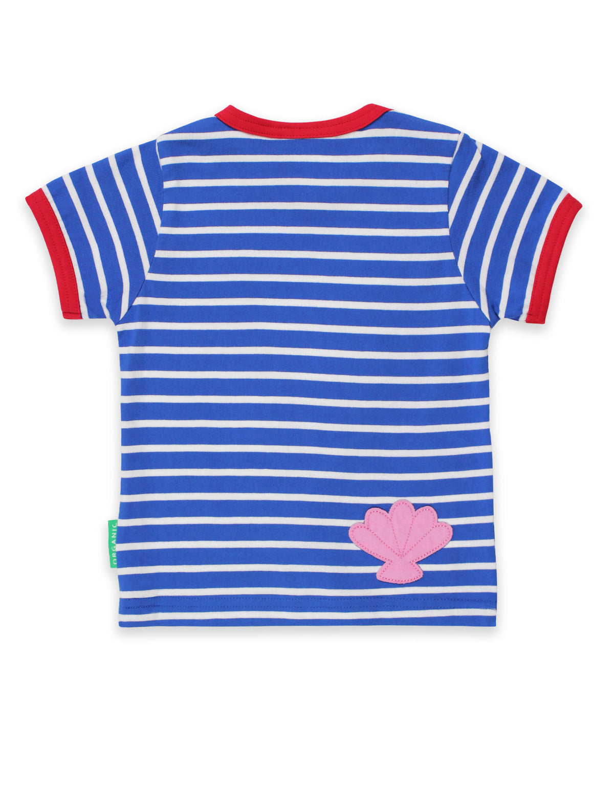 Toby Tiger Organic T-Shirt Short Sleeve - Seahorse Applique