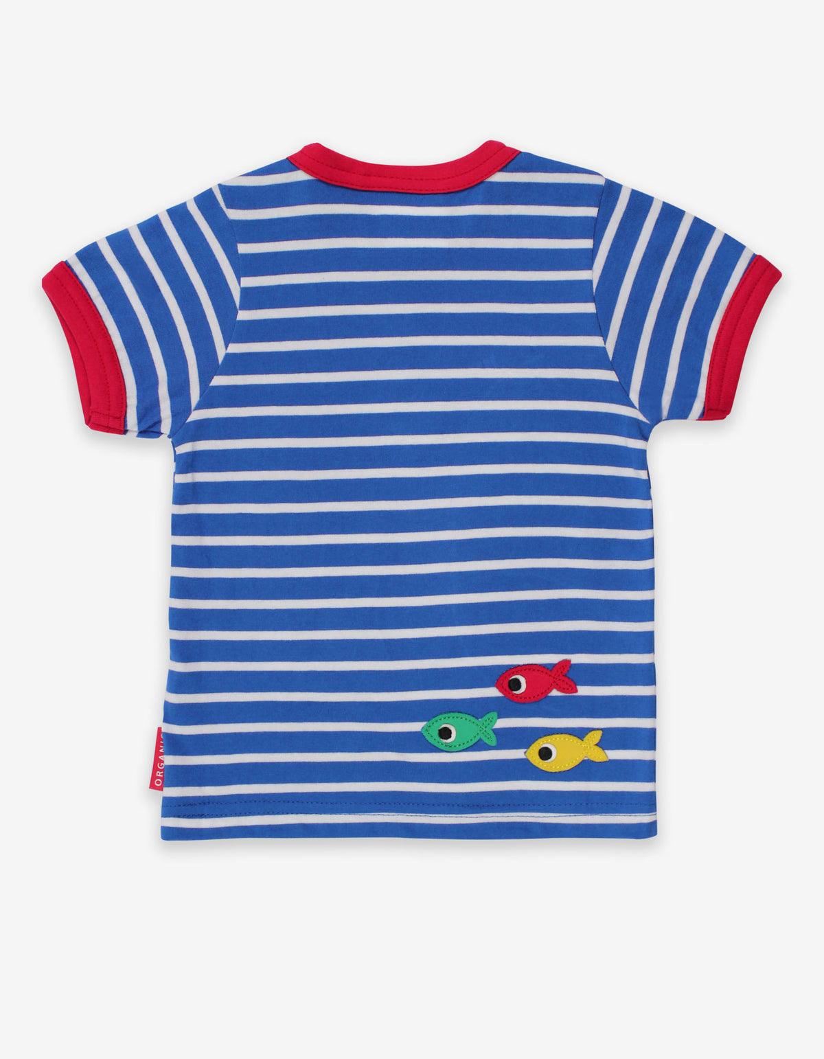 Toby Tiger Organic T-Shirt Short Sleeve - Crab Applique