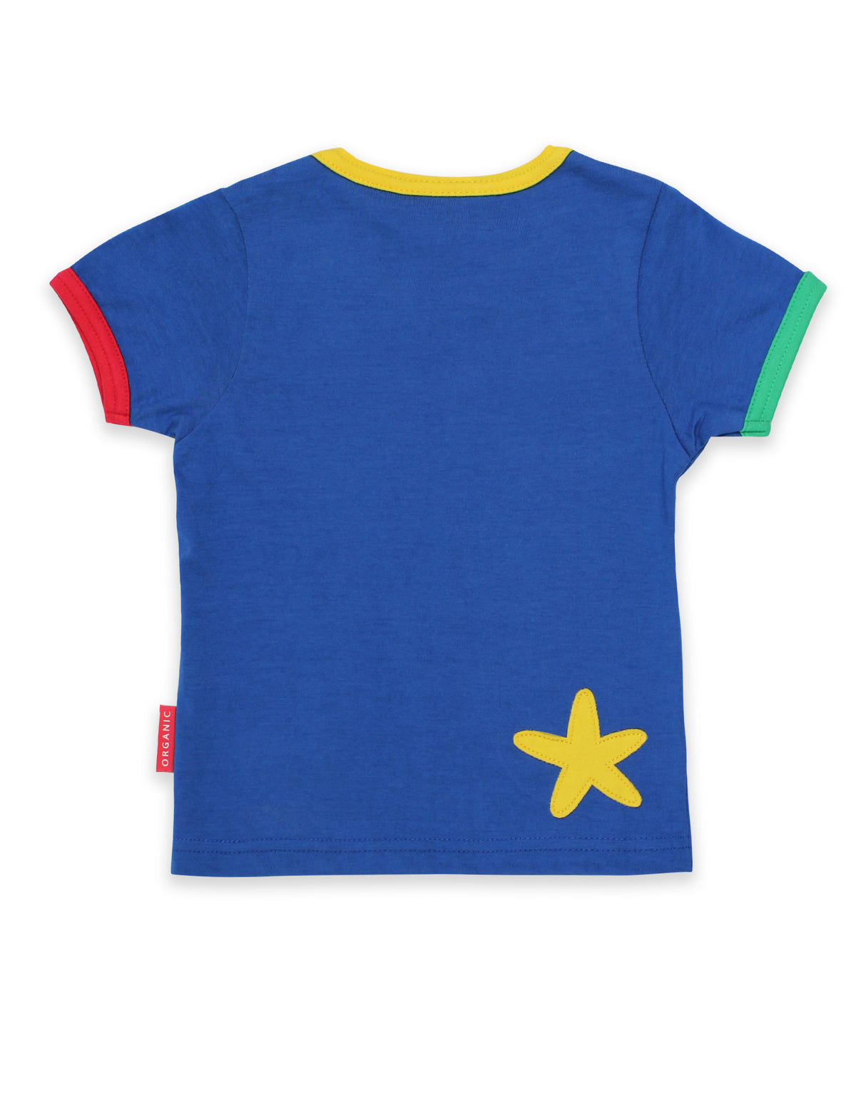 Toby Tiger Organic T-Shirt Short Sleeve - Turtle Applique
