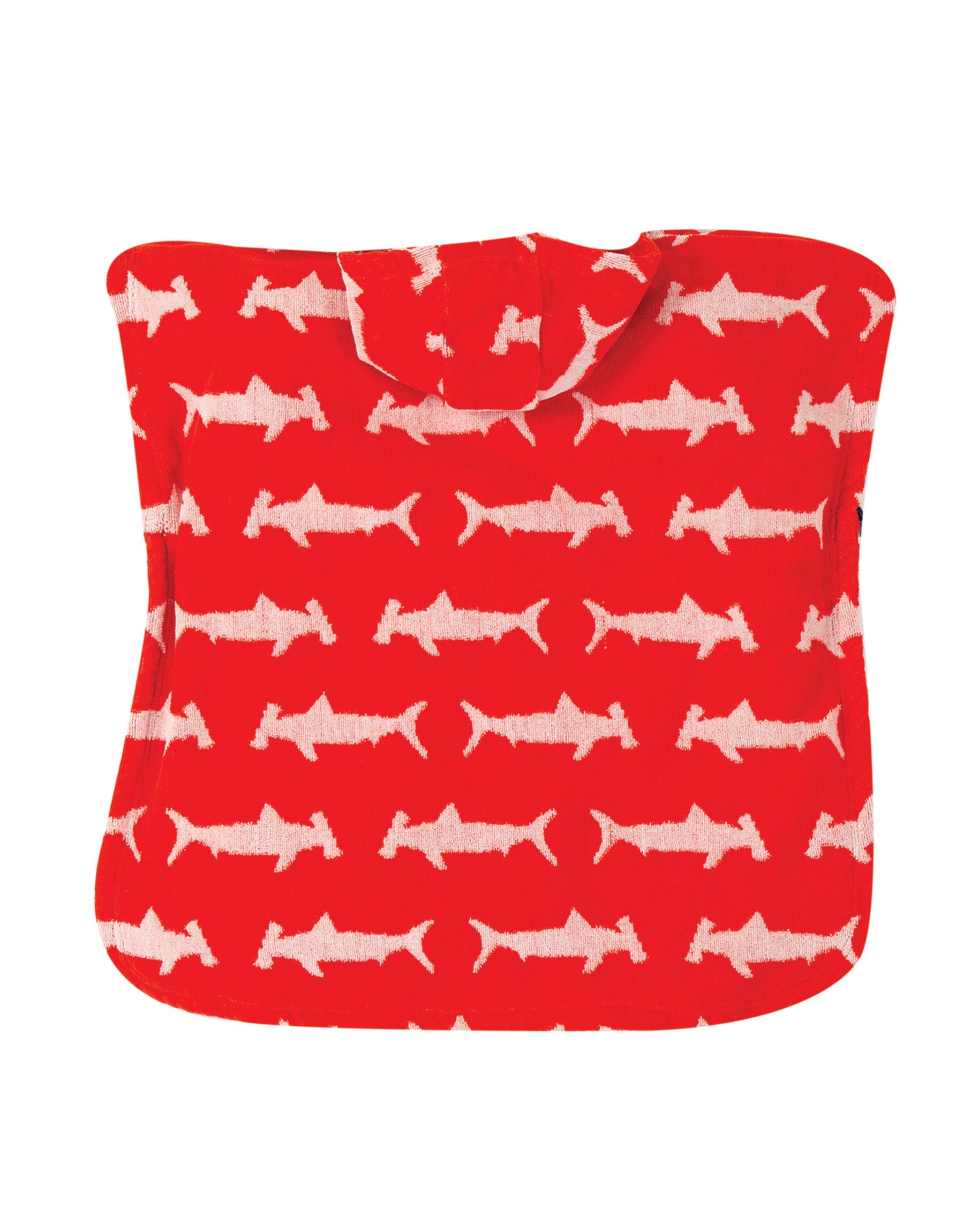 Frugi Little Havana Hooded Towel Hammerhead Sharks