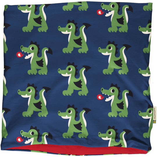 Maxomorra Scarf Tube Velour - Dragon