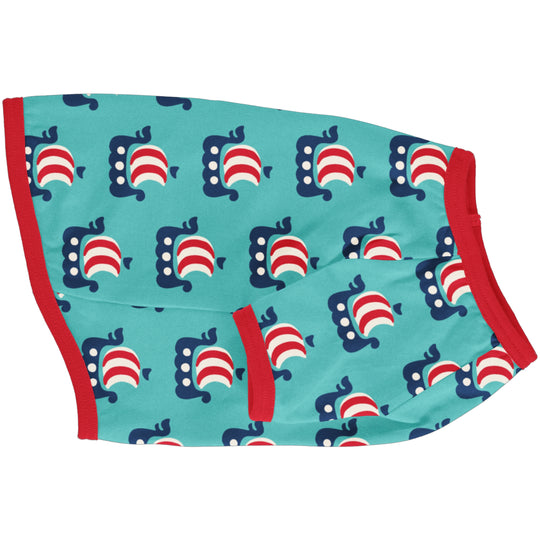 Maxomorra Dog Top Short Sleeve - Viking Ship