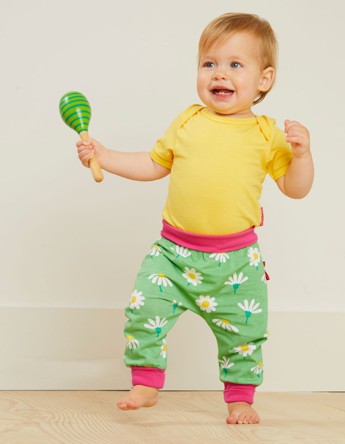 Toby Tiger Organic Yoga Pants - Daisy