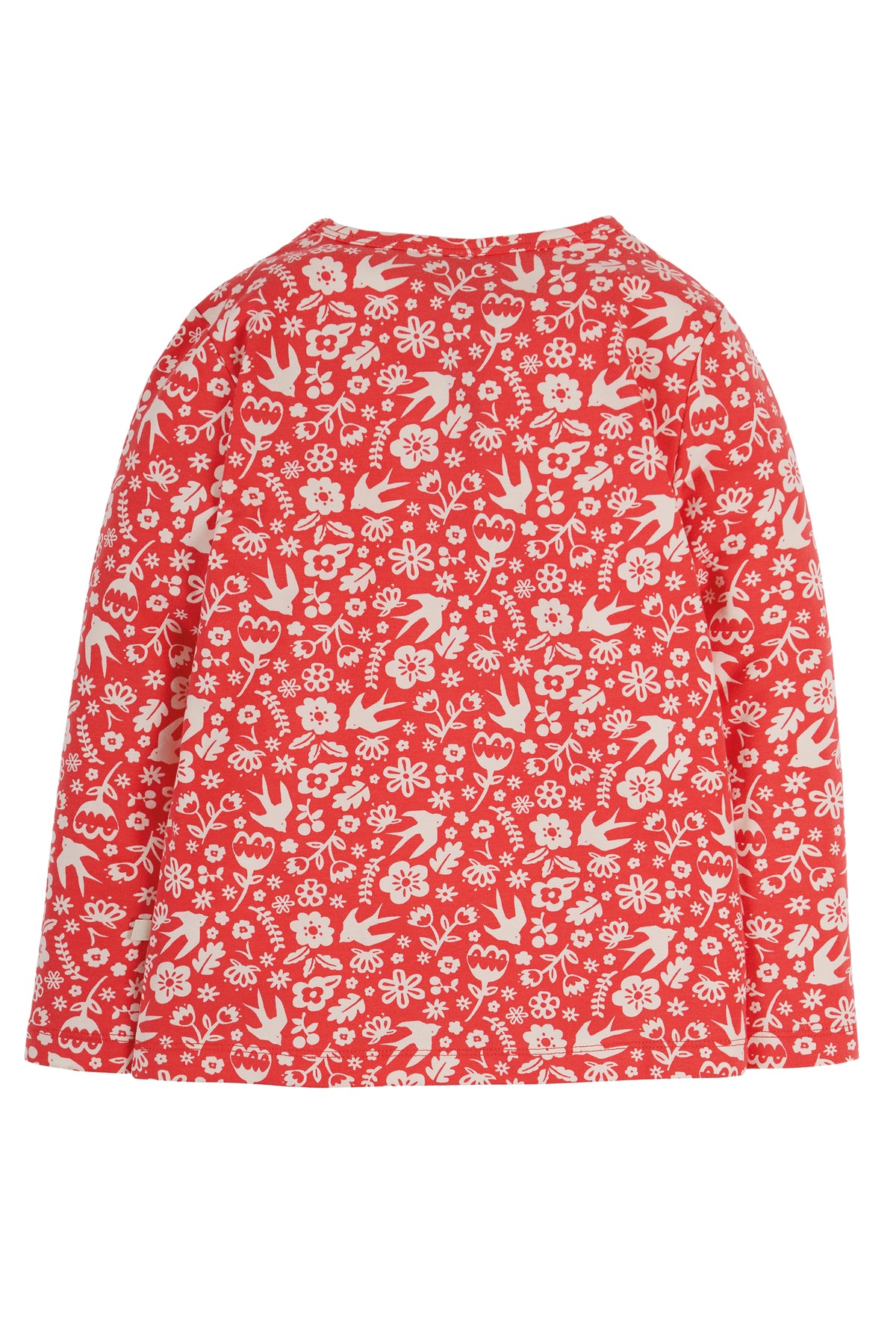Frugi Bryher Top Long Sleeve - Watermelon Bloom