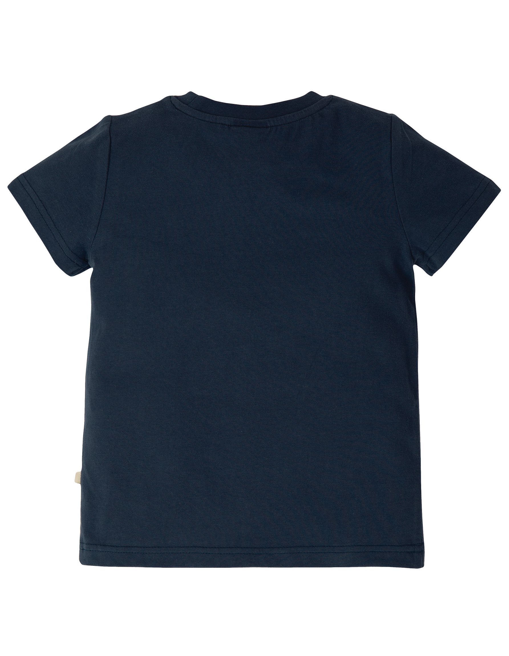 Frugi Stanley Applique T-Shirt Indigo/Dino
