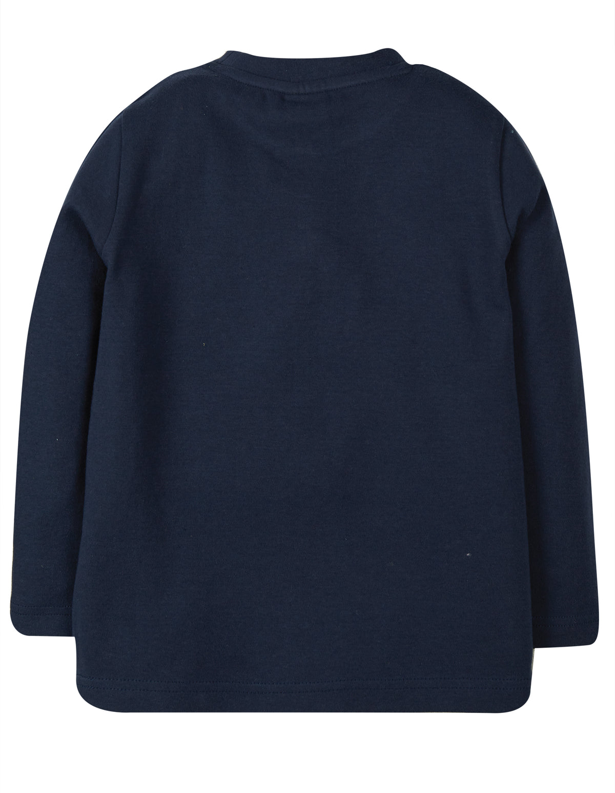 Frugi Adventure Top Long Sleeve - Indigo/Chameleon Applique