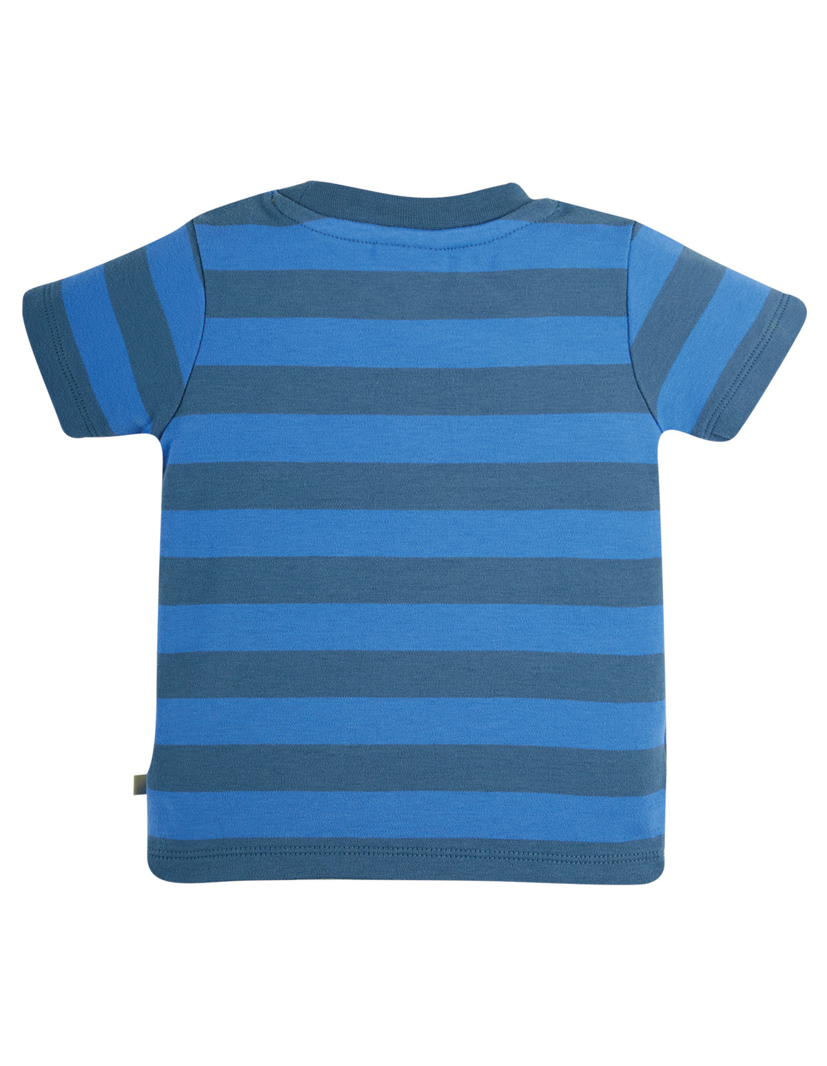 Frugi, Easy On Tee, Blue Stripe/Tractor