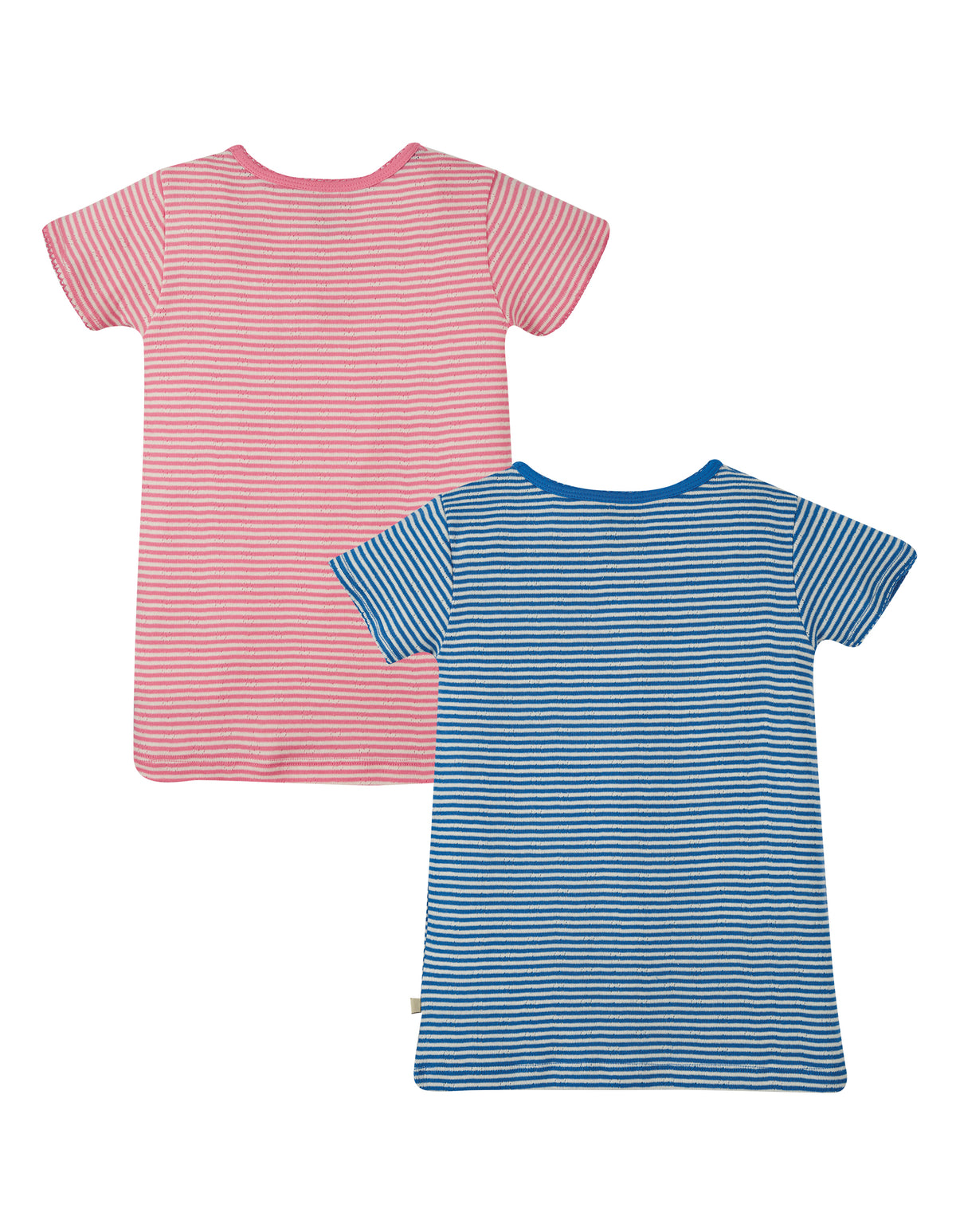Frugi, Pointelle 2 Pack T-shirt, Pointelle Multipack