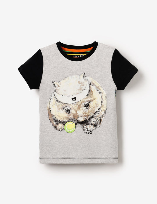 The QT Organic Classic Tee - Wombat Tennis