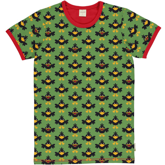 Maxomorra Top Short Sleeve Adult - Crow