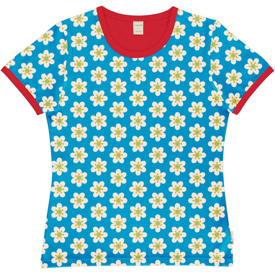 Maxomorra Top Short Sleeve Adult - Anemone