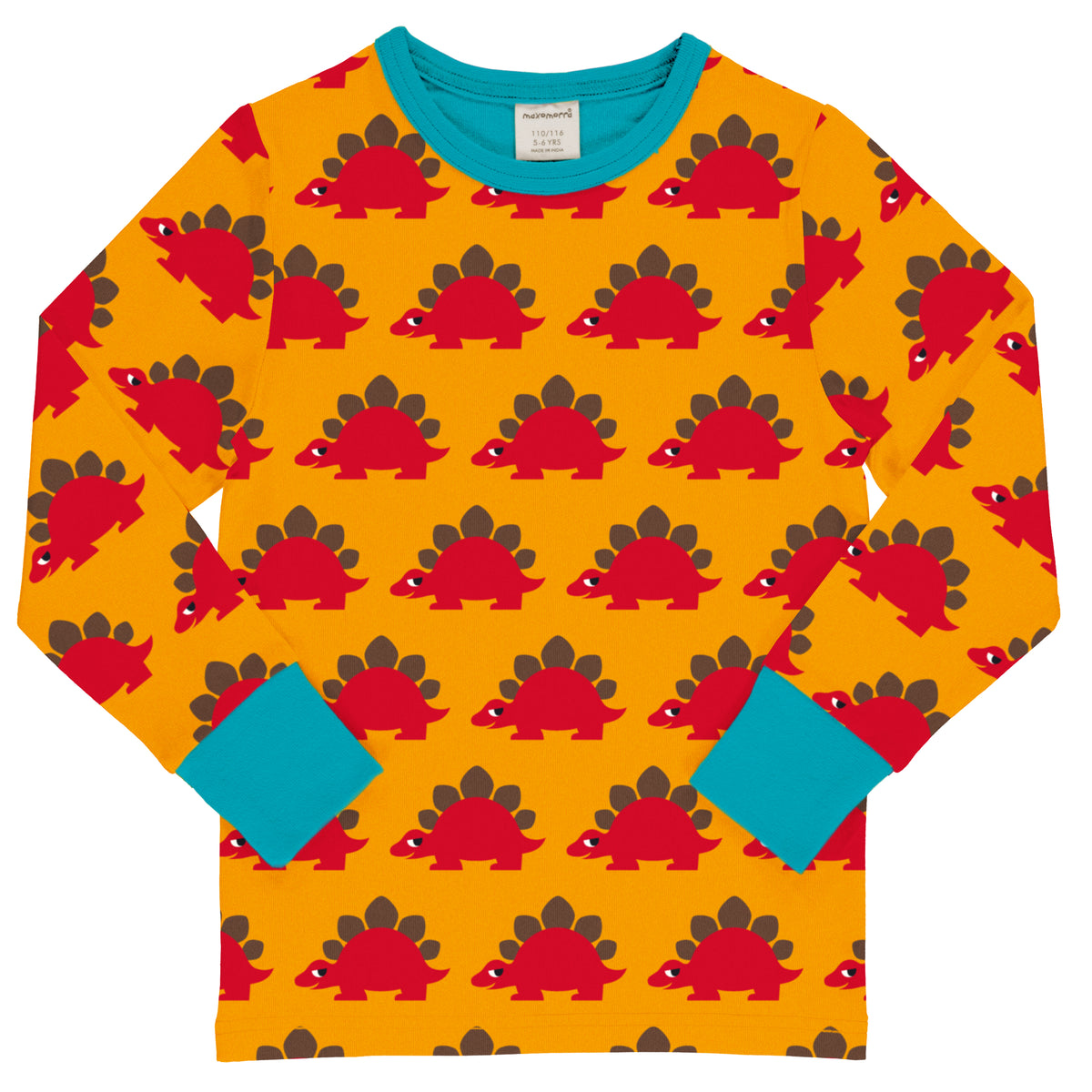Maxomorra Top Long Sleeve - Classic Dino
