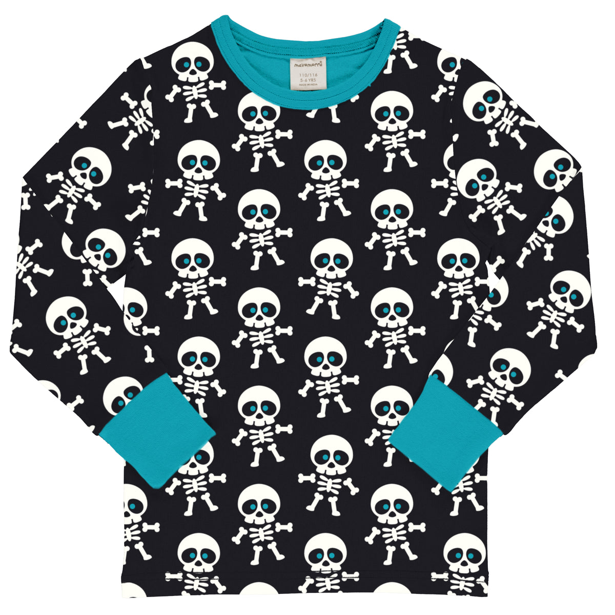 Maxomorra Top Long Sleeve - Classic Skeleton