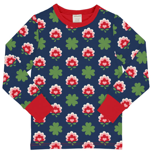 Maxomorra Top Long Sleeve - Clover