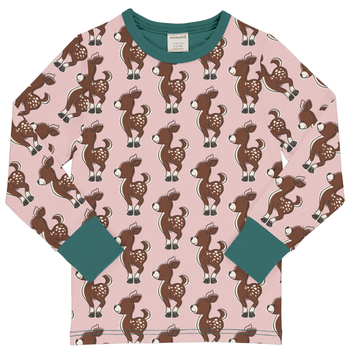 Maxomorra Top Long Sleeve - Fawn