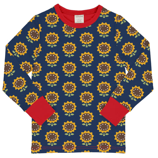 Maxomorra Top Long Sleeve - Sunflower
