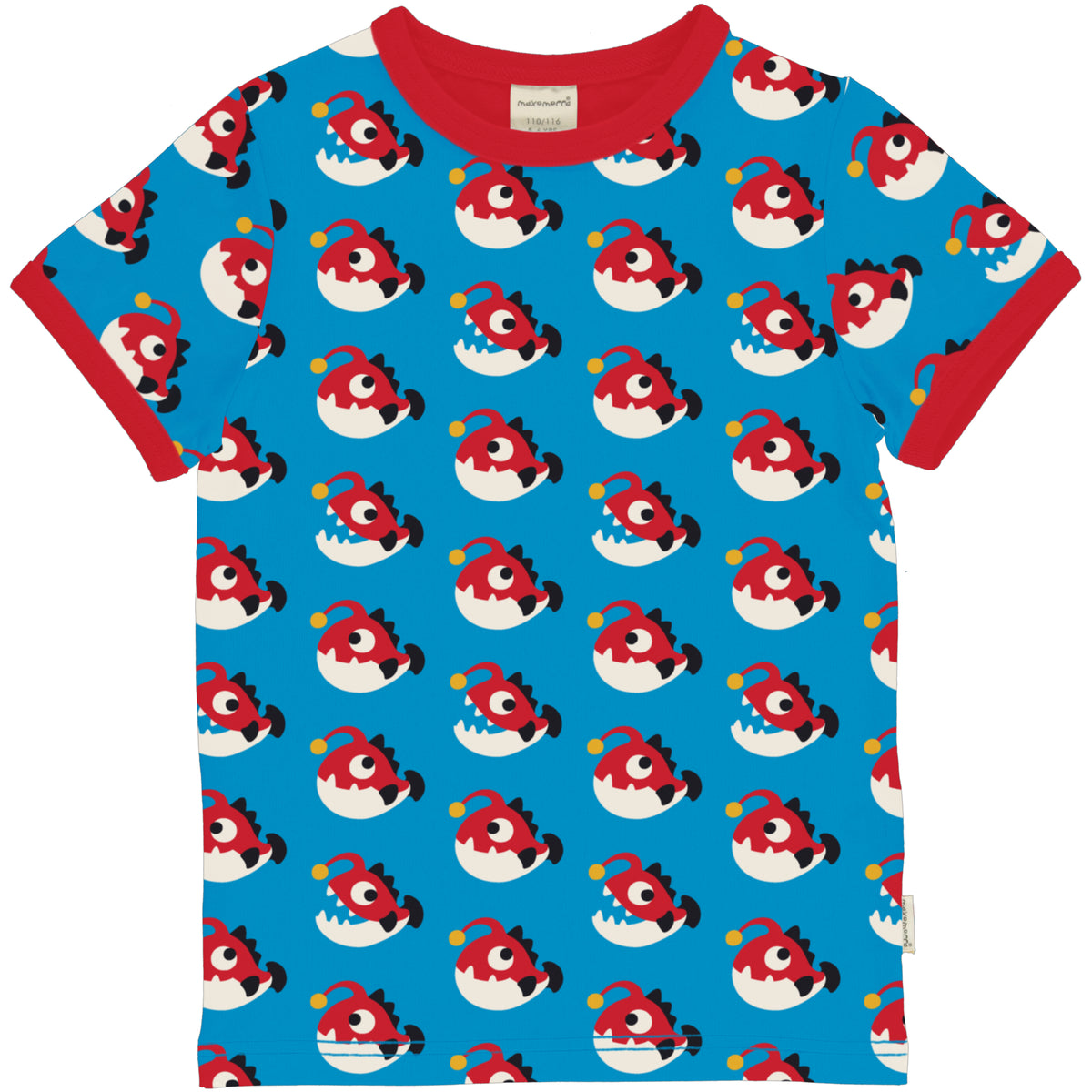 Maxomorra Top Short Sleeve - Anglerfish