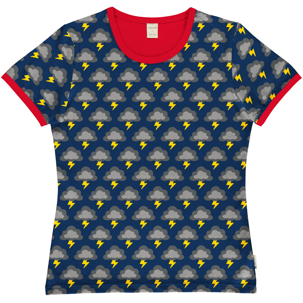 Maxomorra Adult Top Short Sleeve - Classic Lightning