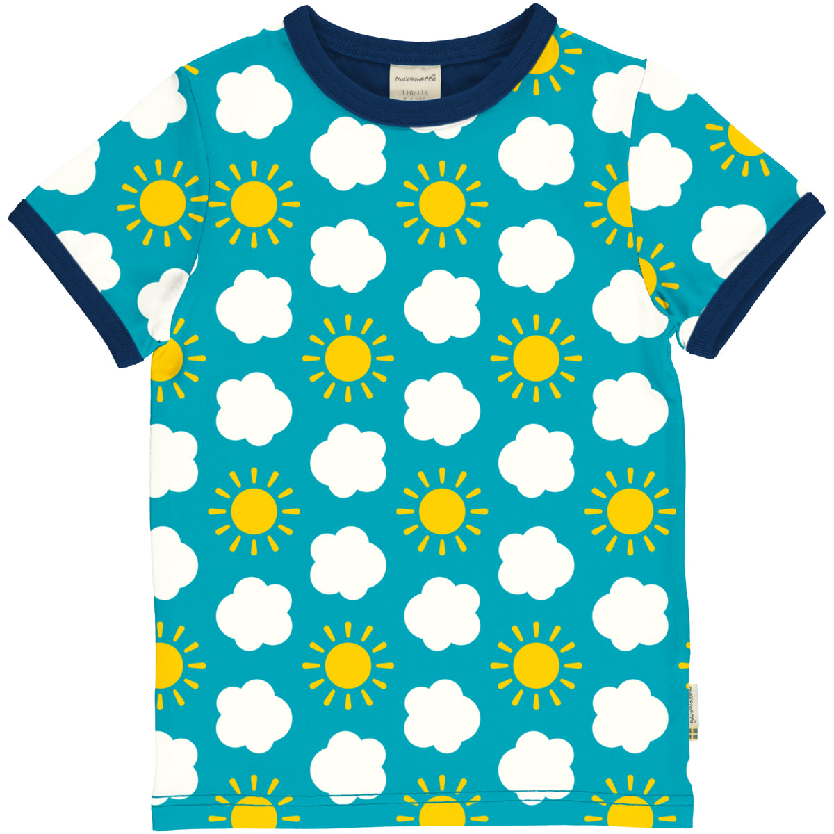 Maxomorra Adult Top Short Sleeve - Classic Sky