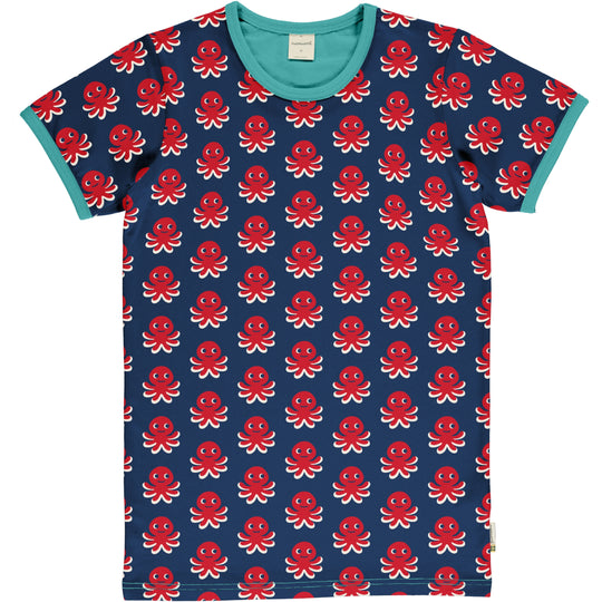Maxomorra Top Short Sleeve Adult - Octopus
