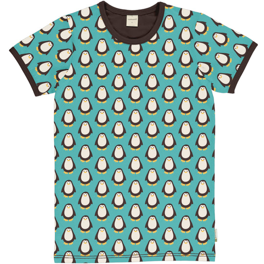 Maxomorra Top Short Sleeve Adult - Penguin