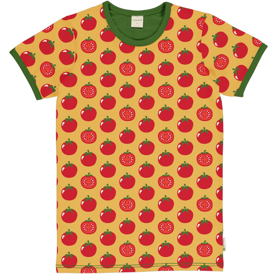Maxomorra Top Short Sleeve Adult - Tomato