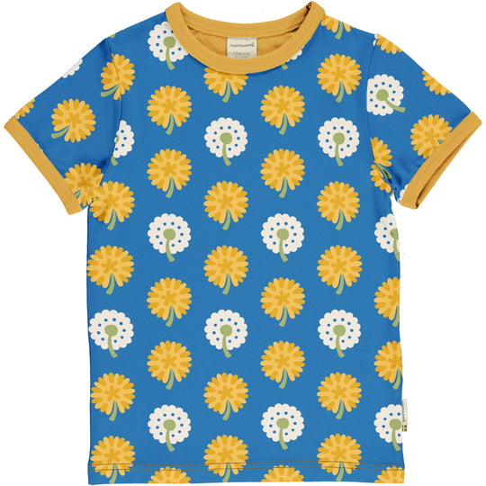 Maxomorra Top Short Sleeve - Dandelion