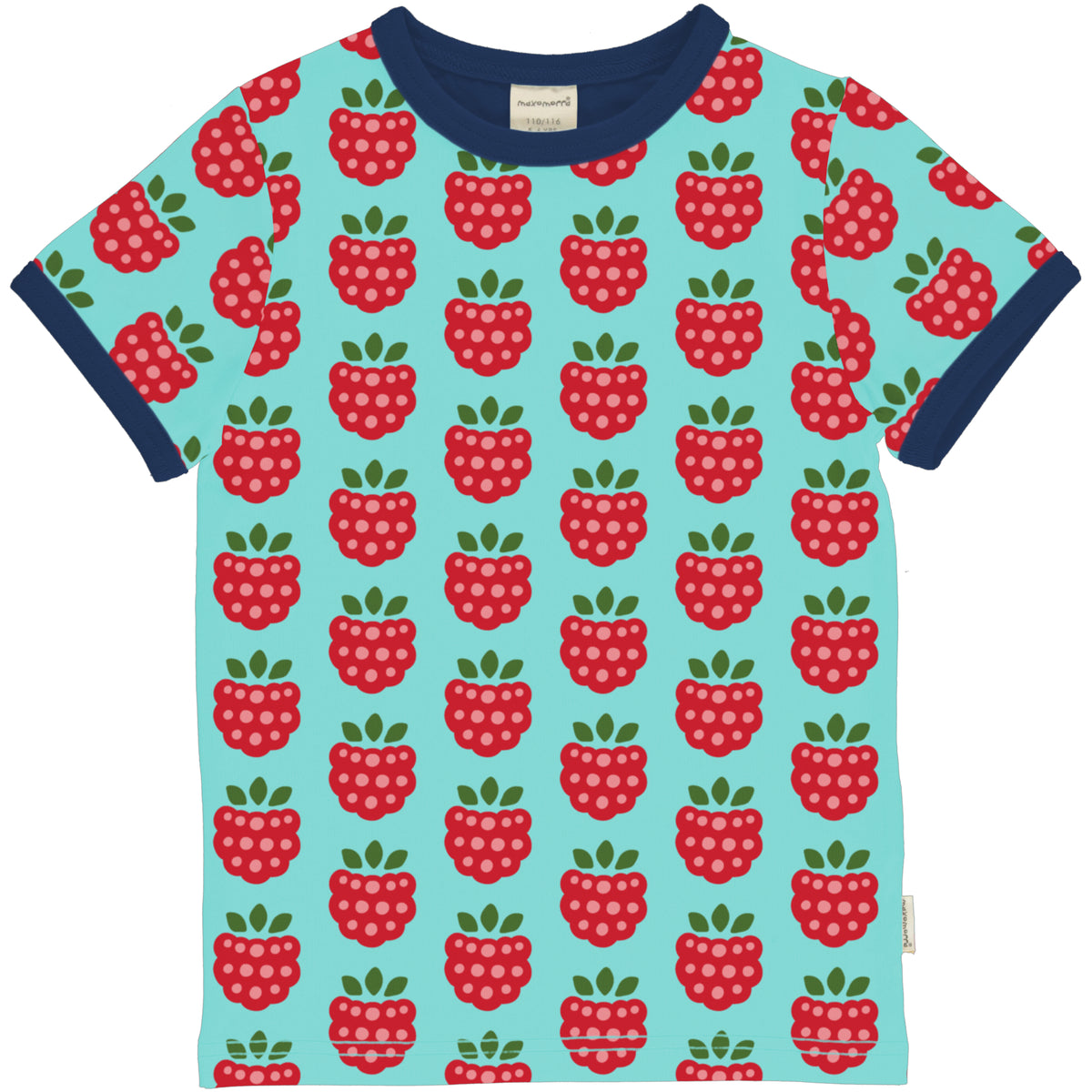 Maxomorra Top Short Sleeve - Raspberry